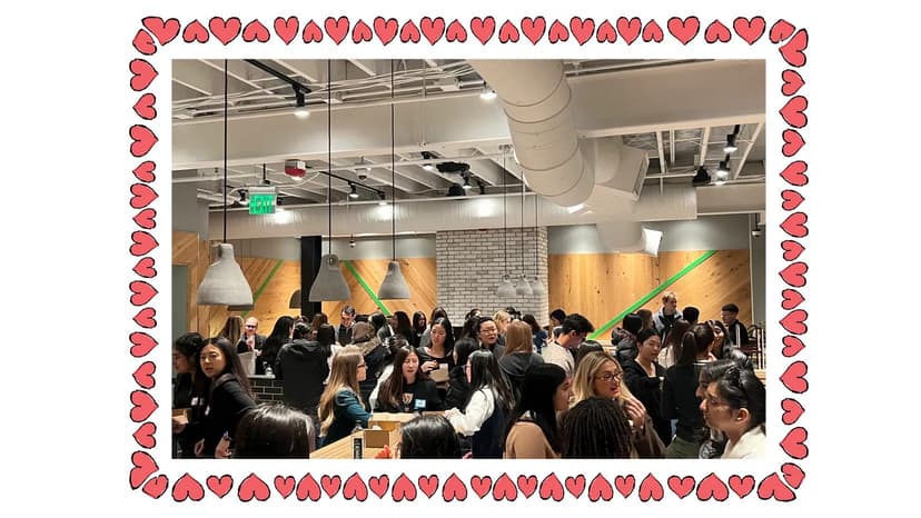 Students at WomenX Innovators event